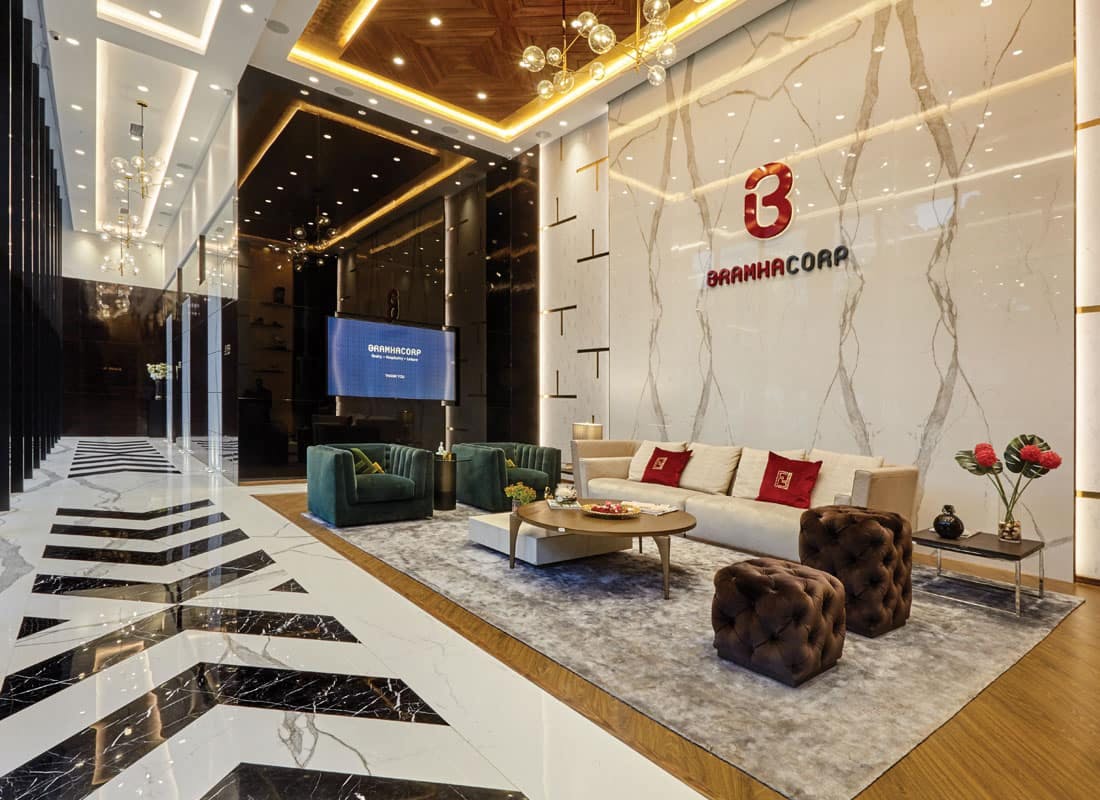 Bramha Boulevard Towers Night View